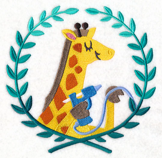 Giraffe Gluing Laurel - Image 2