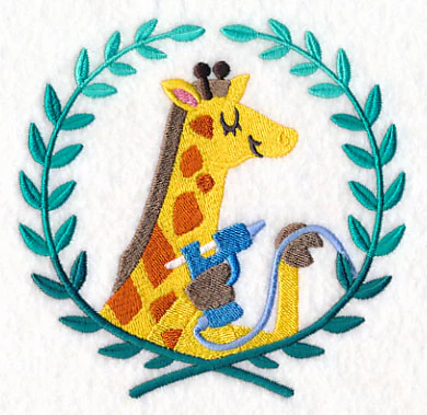 Giraffe Gluing Laurel - Image 4