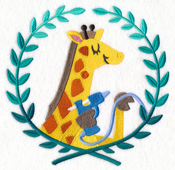 Giraffe Gluing Laurel - Image 6