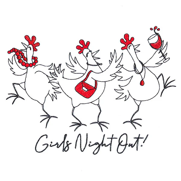 Girls Night Out Chickens - Image 2