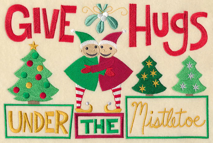 Give Hugs Under the Mistletoe - Image 2
