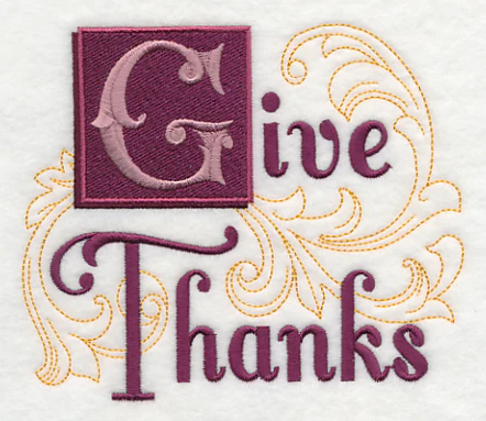 Give Thanks Flourish - Image 3