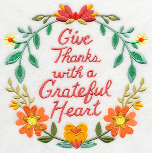 Give Thanks With a Grateful Heart Wreath - Image 2