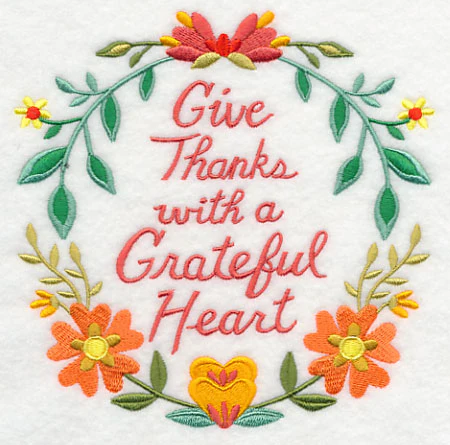 Give Thanks With a Grateful Heart Wreath - Image 3