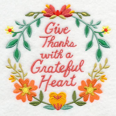 Give Thanks With a Grateful Heart Wreath - Image 4
