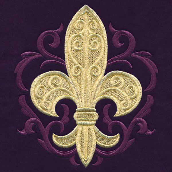 Glittering Baroque Fleur de Lis - Image 5