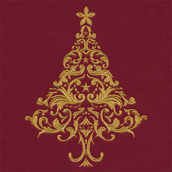Glittering Gold Christmas Tree