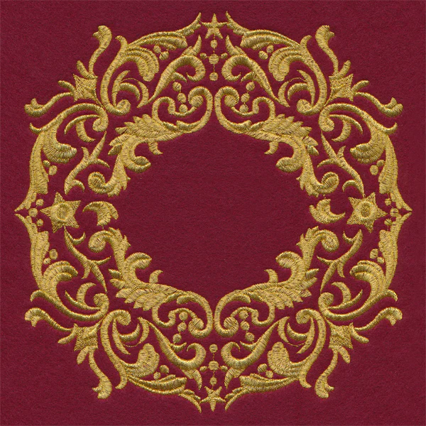 Glittering Gold Wreath - Image 6