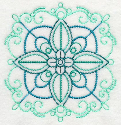 Glorious Medallion Square (Candlewicking) - Image 3