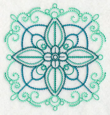 Glorious Medallion Square (Candlewicking) - Image 4