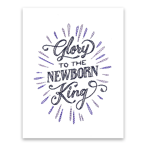 Glory To The New Born King (Cardstock) - Image 2