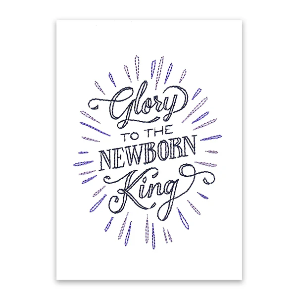 Glory To The New Born King (Cardstock) - Image 3