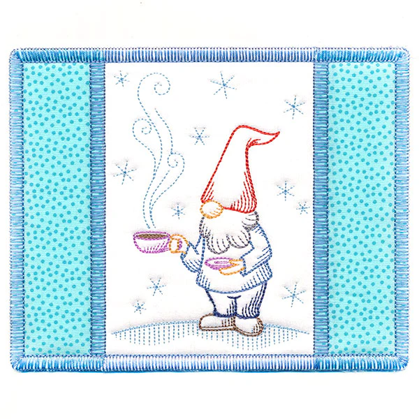 Gnome Mug Rug (In-the-Hoop) - Image 6
