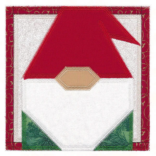 Gnome Quilt Block (In-the-Hoop) - Image 3