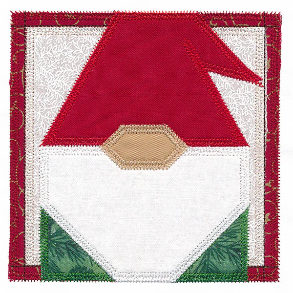 Gnome Quilt Block (In-the-Hoop) - Image 7
