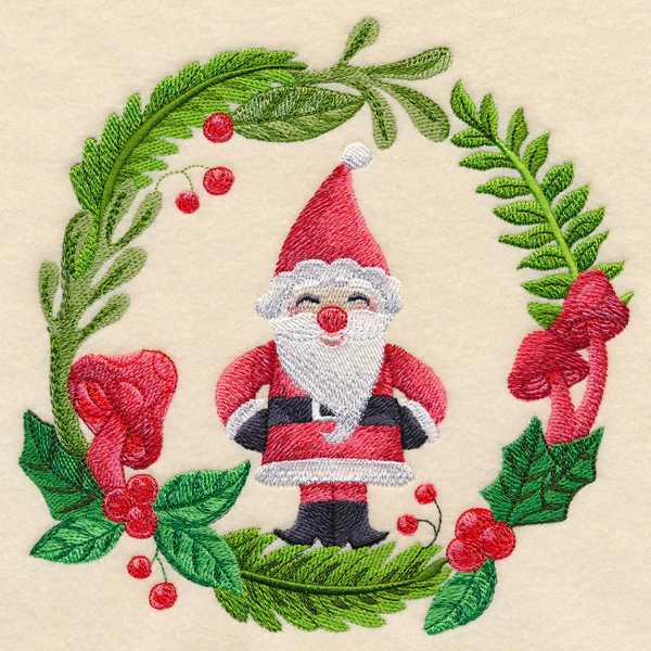 Gnome Santa in Watercolor - Image 2