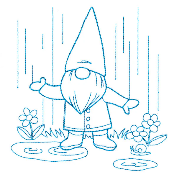 Gnome Through the Seasons - April - Image 6