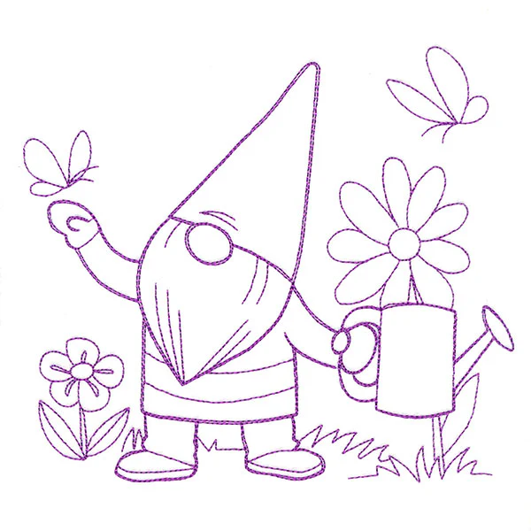 Gnome Through the Seasons - June