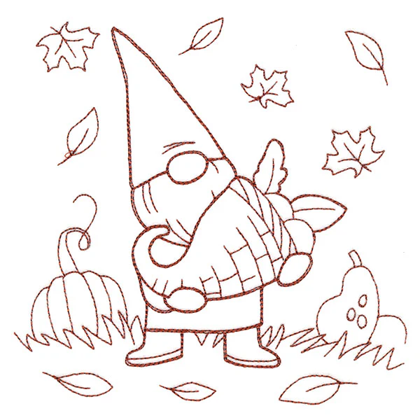 Gnome Through the Seasons - November - Image 2