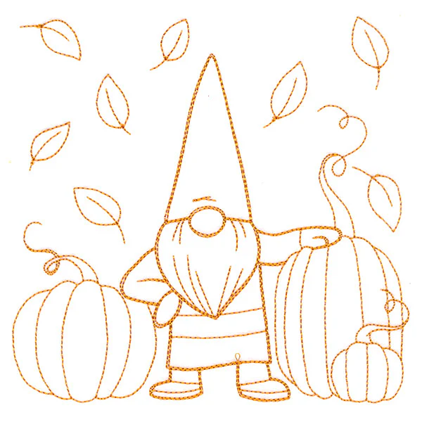 Gnome Through the Seasons - October - Image 2