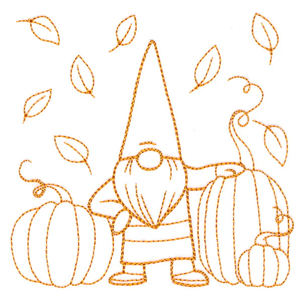 Gnome Through the Seasons - October - Image 4