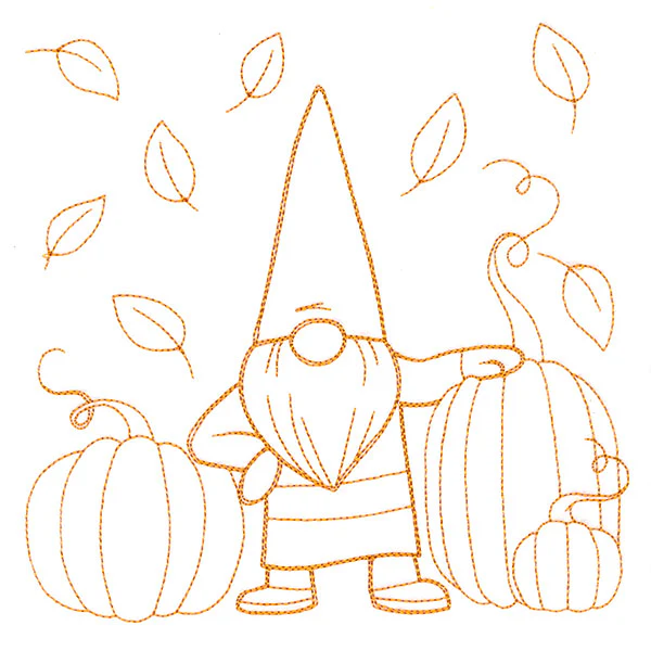 Gnome Through the Seasons - October - Image 6