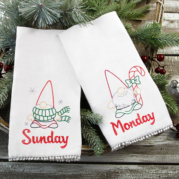 Gnome with Scarf on Sunday (Vintage) - Image 2