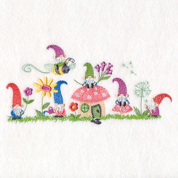 Gnomes at Home Border - Image 4