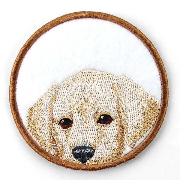 Go Fetch Golden Retriever Coaster (In-the-Hoop) - Image 3