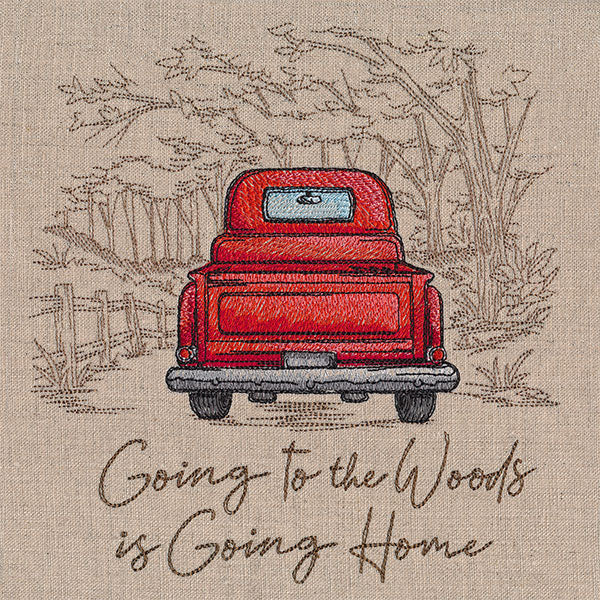 Going to the Woods Retro Truck - Image 5
