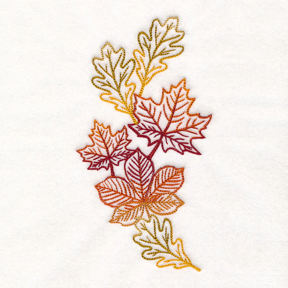Golden Autumn Leaves Spray - Image 6
