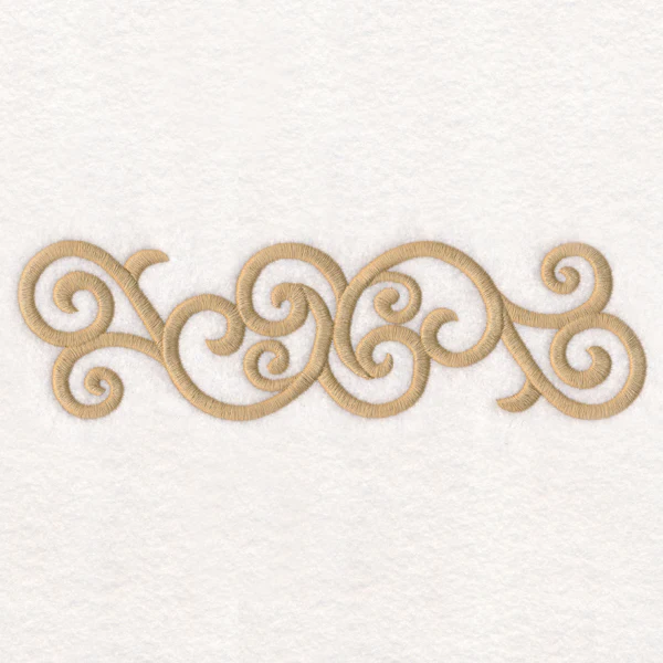 Golden Swirls Border - Image 2
