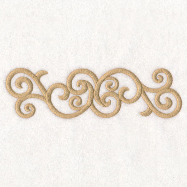 Golden Swirls Border - Image 4