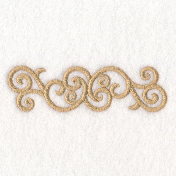 Golden Swirls Border - Image 5