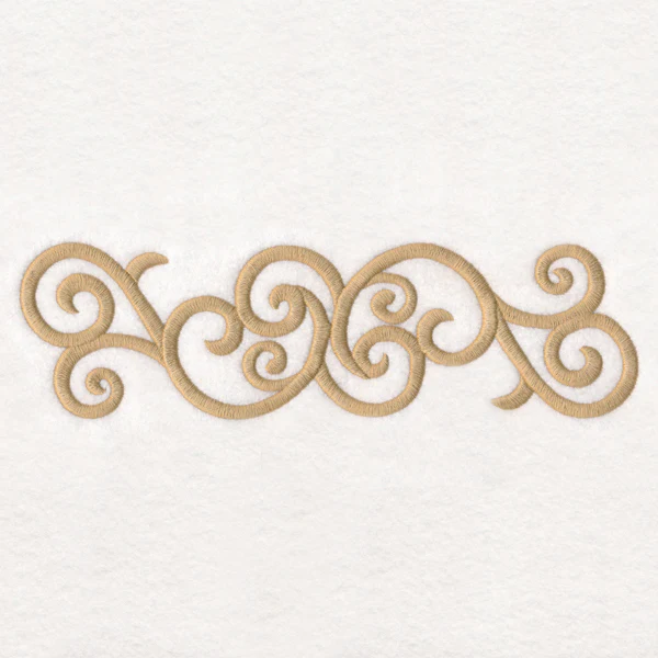 Golden Swirls Border - Image 6