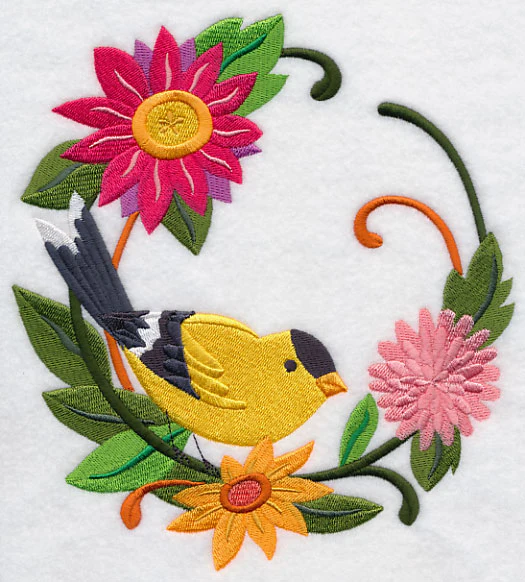 Goldfinch in Autumn Wreath - Image 6