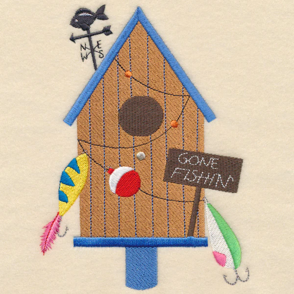 Gone Fishin' Birdhouse - Image 2