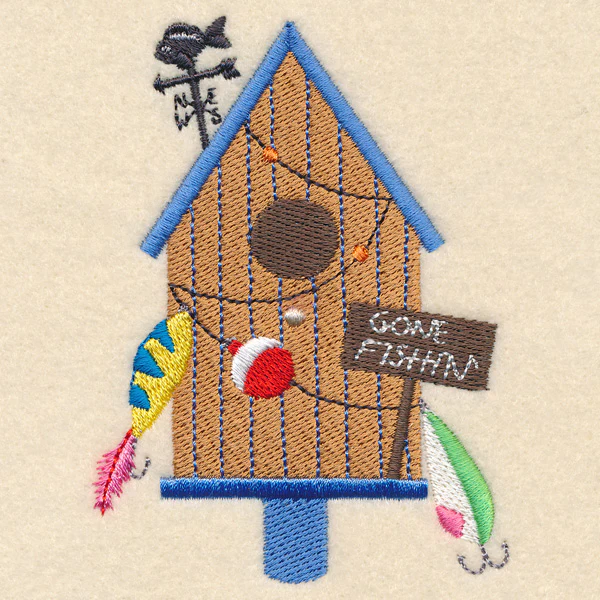 Gone Fishin' Birdhouse - Image 3