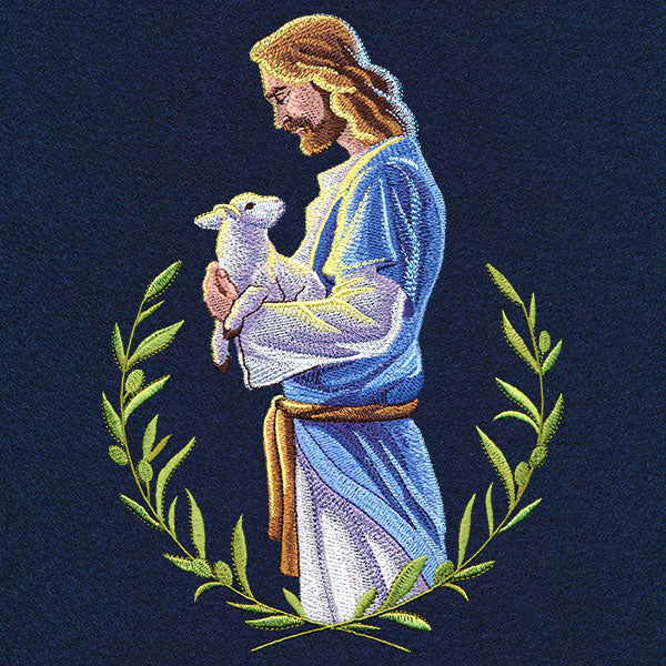 Good Shepherd Jesus with Lamb - Image 10