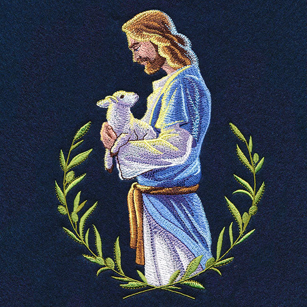 Good Shepherd Jesus with Lamb - Image 4