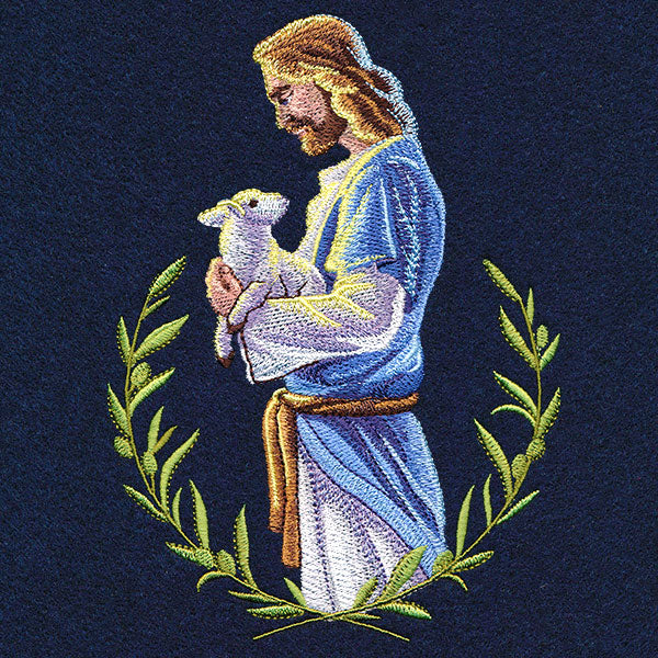 Good Shepherd Jesus with Lamb - Image 7