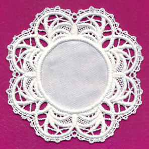 Graceful Fabric Doily (Lace) - Image 3