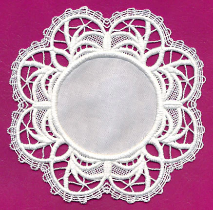 Graceful Fabric Doily (Lace) - Image 4