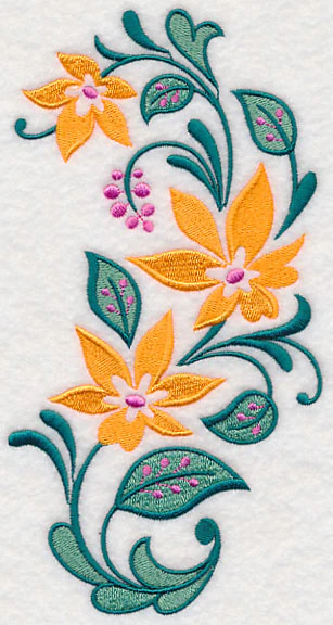 Graceful Floral Spray - Image 3