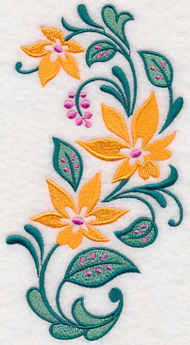 Graceful Floral Spray - Image 4