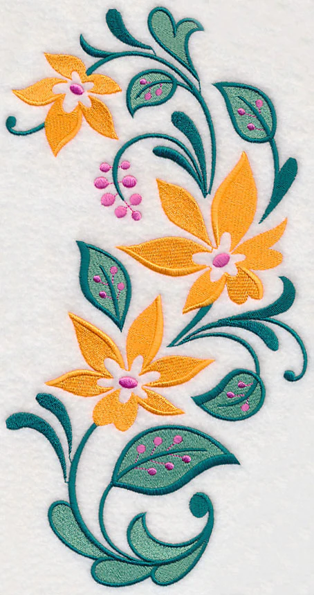 Graceful Floral Spray - Image 5
