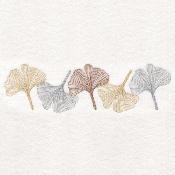 Graceful Gingko Border