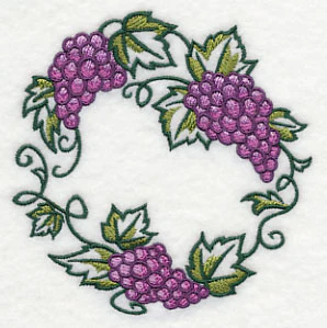 Graceful Grape Bunch Wreath - Image 5