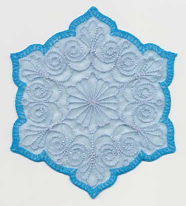 Graceful Snowflake 1 (In-the-Hoop) - Image 2