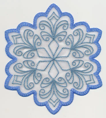 Graceful Snowflake 4 (In-the-Hoop) - Image 2